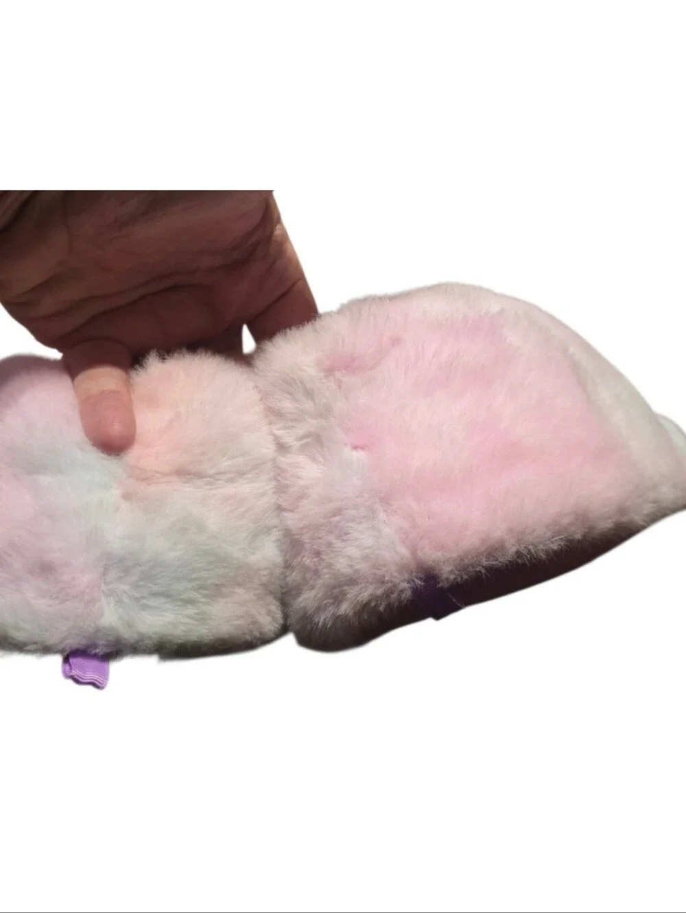 Feetmoji Monster Claw Slippers Multicolor Pastel Tie Dye Size XL (4-5)